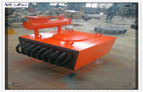 濰坊臨朐油冷式除鐵機磁選設(shè)備懸掛式電磁除鐵