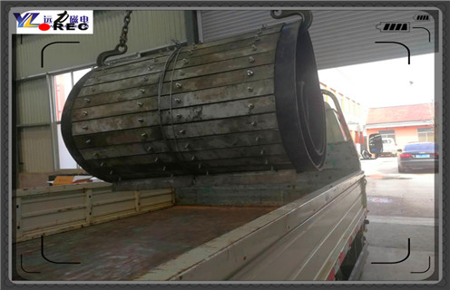 除鐵器，帶式除鐵器，帶式除鐵器吸鐵時皮帶被刺破