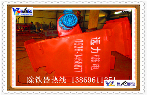 自卸管道除鐵器，西藏自卸管道除鐵器_西藏自卸管道除鐵器廠家應(yīng)用安裝示意圖型12000高斯_可定制工作原理