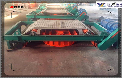 電磁自卸式除鐵器，陜西電磁自卸式除鐵器型號_陜西電磁自卸式除鐵器型號廠家配件_型號及工作視頻 