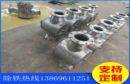 管道式除鐵器，寧夏管道式除鐵器生產(chǎn)廠家_寧夏管道式除鐵器生產(chǎn)廠家是什么生產(chǎn)安裝示意圖型12000高斯_工作原理 