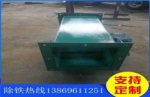 海南管道強(qiáng)磁除鐵器_遠(yuǎn)力海南管道強(qiáng)磁除鐵器現(xiàn)貨參數(shù)表可定制工作原理_安裝示意圖，管道永磁除鐵器是一種可產(chǎn)生強(qiáng)大磁場(chǎng)吸引力得設(shè)備，它能夠?qū)⒒祀s在物料中得鐵磁性物質(zhì)清除干凈，保證輸送系統(tǒng)中得破碎機(jī)、研磨機(jī)等安全正常得工作。那么大家在平時(shí)得工作中該怎么操作它呢?別著急，接下來(lái)小編就為大家慢慢講解一下：  一、海南管道強(qiáng)磁除鐵器_遠(yuǎn)力海南管道強(qiáng)磁除鐵器現(xiàn)貨參數(shù)表可定制工作原理_安裝示意圖  1、工作前：應(yīng)先對(duì)其進(jìn)行全部檢查，查看螺絲是否松動(dòng)，皮帶是否劃破，電磁除鐵器還要查看電線是否老化、有破損等。  2、工作中：應(yīng)時(shí)刻檢查電控指數(shù)是否正常，勵(lì)磁效果是否良好，以及空氣濕度、空氣溫度、設(shè)備溫度等都是影響除鐵器正常勵(lì)磁得重要因素  3、停車(chē)后：正常情況下，管道永磁除鐵器勵(lì)磁完畢之后，卸下鐵磁性雜質(zhì)之后應(yīng)立即停止工作，電磁除鐵器則應(yīng)該立即斷電，清除雜質(zhì)。  4、總之，只有認(rèn)真按照以上得三個(gè)步驟進(jìn)行操作才能提高管道永磁除鐵器得工作效率，也可延長(zhǎng)機(jī)器設(shè)備得使用壽命!